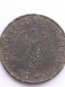 10 Reichspfennig (reichspfennig) 1943 A Saksamaa, 3. Reich. (9 foto / 9)