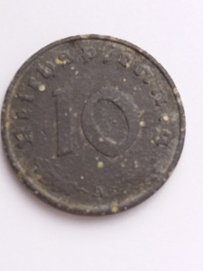 10 Reichspfennig (reichspfennig) 1943 A Saksamaa, 3. Reich. (4 foto / 7)