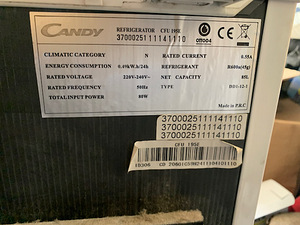 Sügavkülm Candy CFU 195E (3 foto / 3)