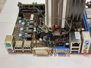 Komplekt emaplaat + protsessor + RAM + jahutus (3 foto / 3)