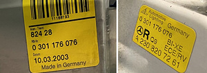 Mercedes Benz SL R230 '02-'06 OEM parem esituli (2 foto / 9)