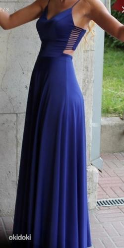 Синее женское платье (фото #2)