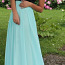 Женское синее вечернее платье (фото #3)