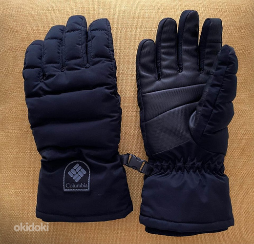 Черные горнолыжные перчатки Columbia (фото #1)