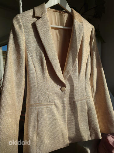 Официальный пиджак Pennyblack цвета розового золота для разм (фото #2)