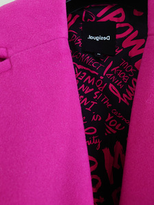 Desigual villamantel fuksia suurusele M (ka L) (3 foto / 10)
