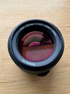 Minolta MD III 50mm f/1.2, manuaalne objektiiv (2 foto / 7)
