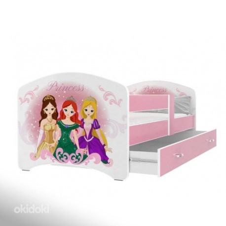 Новые детские кровати Lucky 160x80 + матрац + ящик для белья (фото #2)
