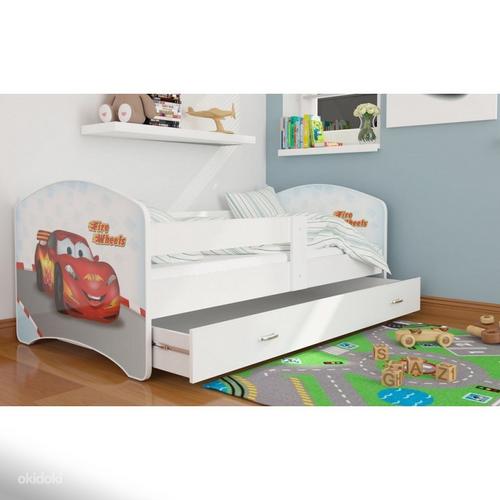 Новая детская кроватка Lucky 160x80 + ящик + матрас (фото #1)