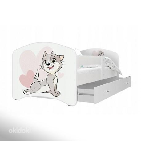 Новая детская кроватка Lucky 160x80 + ящик + матрас (фото #5)