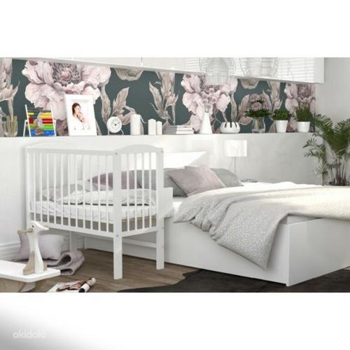 NEW BABY CROWN BED POCKET 3IN1 95X57 + МАТРАС (фото #5)