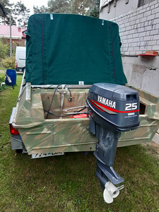 Müüa paat Krõm + Yamaha 25 + Respo haagis (2 foto / 2)