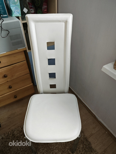 Кухонный стул, белый (фото #1)