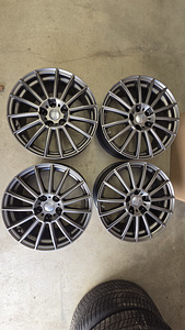 Audi A6 C8 5x112 18" AEZ Steam Gunmetal Polished + TPMS (1 foto / 8)