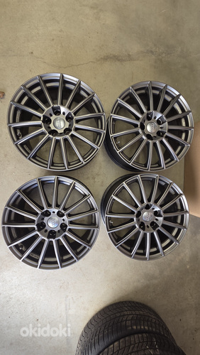 Audi A6 C8 5x112 18" AEZ Steam Gunmetal Polished + TPMS