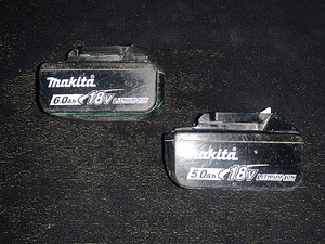 Aku Makita 6.0 & 5.0 18V - Heas korras ! (3 foto / 3)