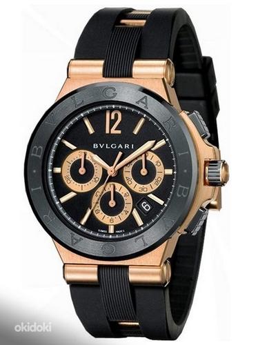 Bvlgari Watches Diagono 18K Rose Gold Automatic Chronograph (фото #2)