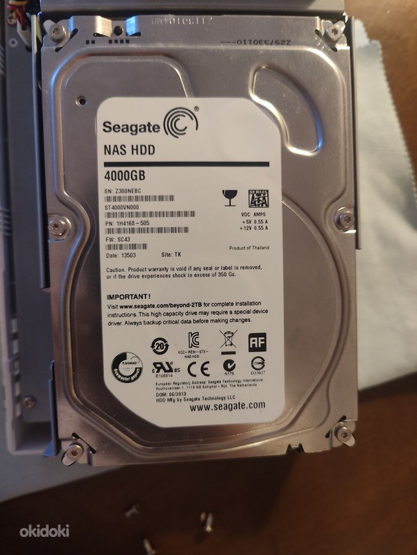 HDD 4 ТБ Seagate - Tallinn - Диски, флешки, Жесткие диски, внутренние ...