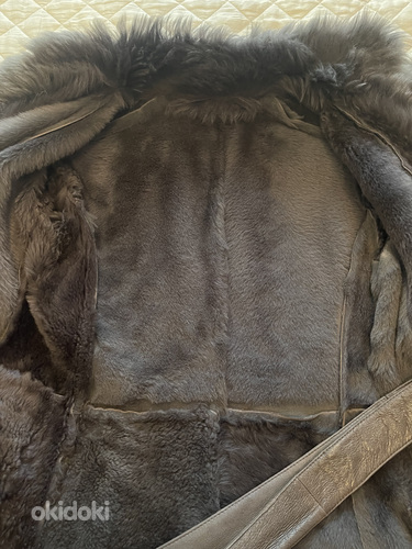 Naturaalne lambanahkne mantel (foto #4)