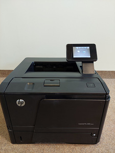 Сетевой лазерный принтер HP Laserjet Pro 400 M401Dn с новым
