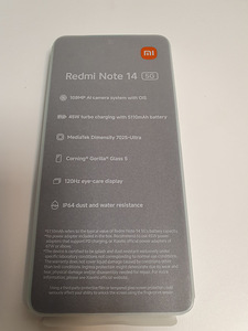 Xiaomi Redmi Note 14 5G 128GB uueväärne karbiga, garantiiga (5 foto / 6)