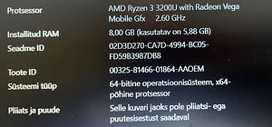 Sülearvuti Lenovo 15,6'' (7 foto / 7)