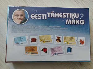 Игра с эстонским алфавитом, новая (в упаковке) (2 фото из 2)