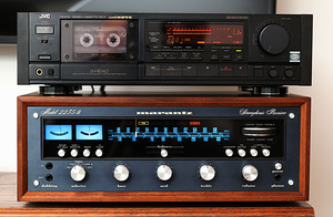JVC TD-V711 BK kassettdekk (rihm vahetatud, 1988-90, 8,3kg) (3 foto / 10)