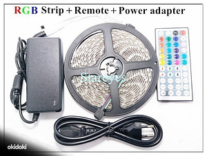 RGB riba 5 m 12v värviline (1 foto / 3)