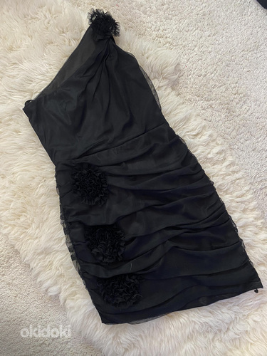 Черное женское вечернее платье, с (фото #2)