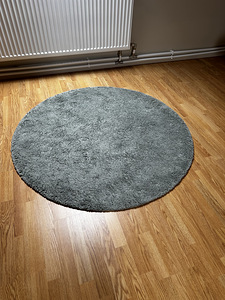 Ковер, круглый, зеленый130 см-2штуки ja 190 см Stoense, Ikea (2 фото из 3)