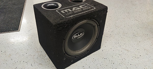 Mac audio subwoofer 12" + võimendi (3 foto / 3)