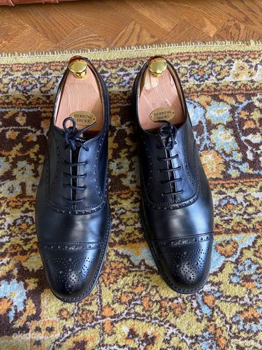 Church's Diplomat Black Calf Leather Oxford размер 10F (фото #1)