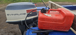 Mootorpaat marino mustan + haagis + mootor evinrude 20hp (5 foto / 7)