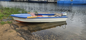 Mootorpaat marino mustan + haagis + mootor evinrude 20hp (7 foto / 7)