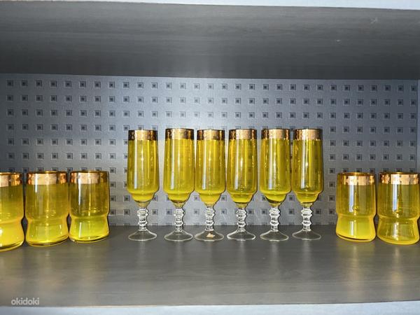 Супер красивые старинные стаканы и бокалы морс (фото #1)