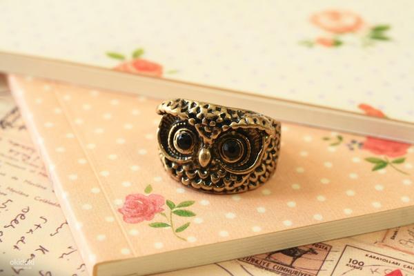 Wise Owl cute boho chic fashion accessory Ring (photo #2)