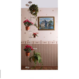Подставка-лестница для цветов "Ромашка" (хром)