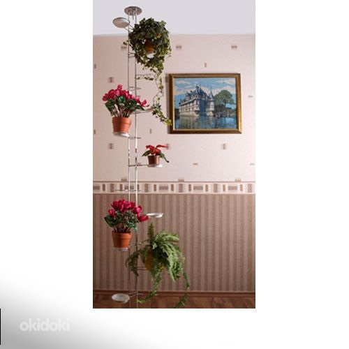 Подставка-лестница для цветов "Ромашка" (хром) (фото #1)