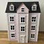 Деревянный розовый кукольный домик (фото #1)