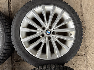 Оригинальные литые диски BMW 5x112 18 дюймов с шипованными ш (5 фото из 9)