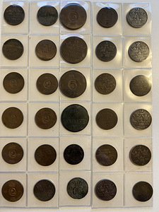 Rootsi müntide kollektsioon, Krona, Öre, Kronor mündid lo1 (5 foto / 10)