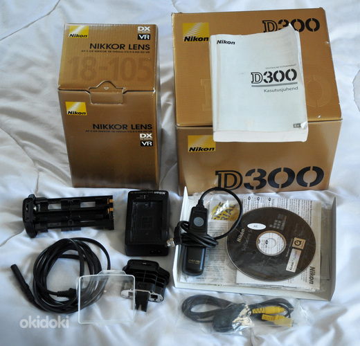 Fotoaparaat Nikon D300 objektiiv AF-S Nikkor 18-105mm (foto #4)