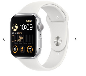 Apple Watch SE 2nd Gen GPS 44mm Aluminium Case (SILVER)