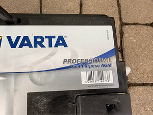 Varta AGM aku 95AH (matkaauto elamuaku) (2 foto / 3)
