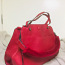 Красная кожаная сумка. (фото #1)
