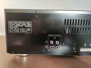 TECHNICS RS-TR373 STEREO DOUBLE CASSETTE TAPE DECK (9 foto / 10)