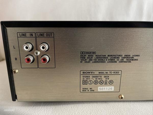 SONY TC-R303 Stereo Cassette Deck Player / Recorder (foto #6)