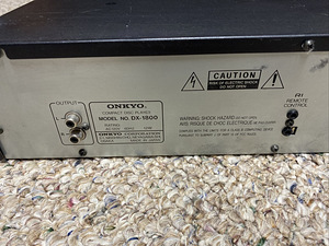 ONKYO R1 DX-1800 CD Compact Disc Player (8 foto / 10)