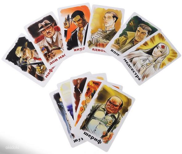 Mafia 32 kaardid laud rollimäng elustiil 8+ (foto #2)
